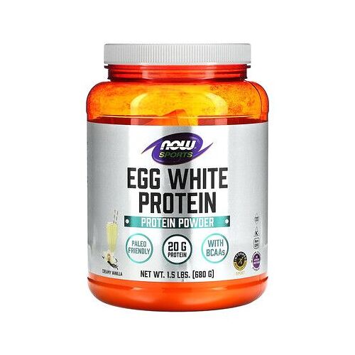 Now Foods Protéine De Blanc D¿?Uf, Sans Sucre, Crème Vanille, 1.5 Lbs (680 G) 