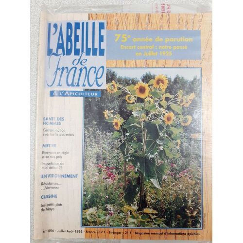 Revue L'abeille De France N° 806