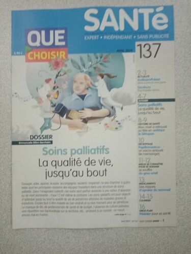 Que Choisir Santé N° 137