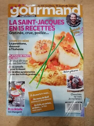 Gourmand Inspiration Cuisine Nº334 / Décembre 2015