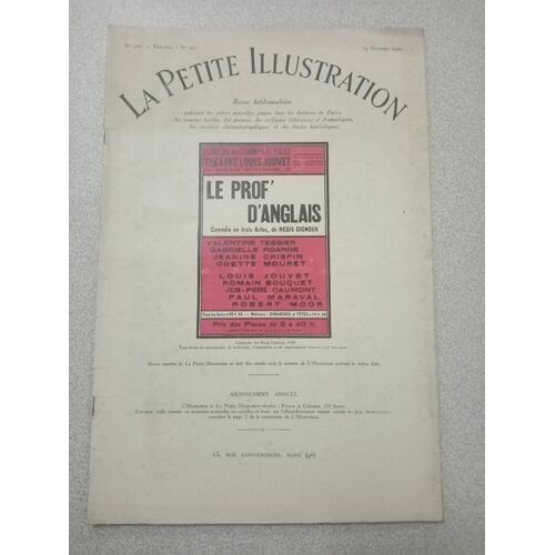 La Petite Illustration N.267 - Octobre 1930