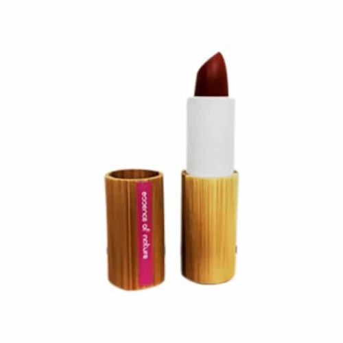 Zao Essence Of Nature - Recharge Rouge À Lèvres Classic 465 Sombre Zao Certifié Bio, Formule 100% Naturelle, Vegan Et Rechargeable Recharge Rouge À Lèvres Classic Zao - 465 Rouge Sombre - 3,5 Gr 4 G 