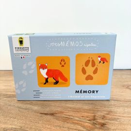 Jeu De Mémory L'animal Et Son Empreinte