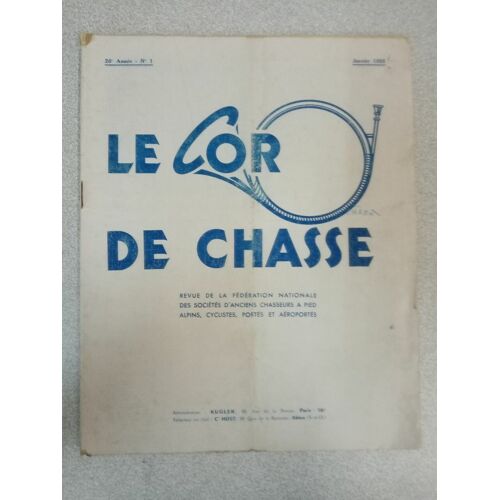 Le Cor De Chasse N.1 - Janvier 1955