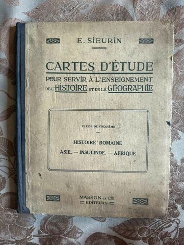 Cartes D'étude Pour Servir À L'enseignement De L'histoire Et De La Géographie