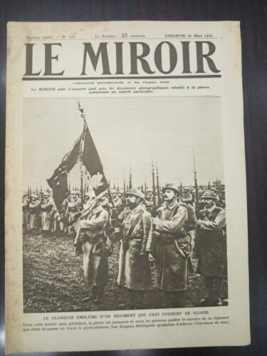 Journal Le Miroir N° 122 - 1916