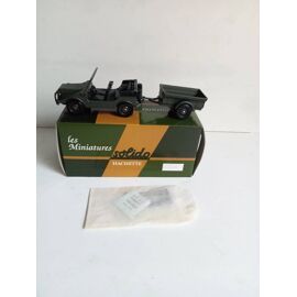 Solido Jeep Canon 106 Et Remorque 1/50 - France, Militaire, Neuf