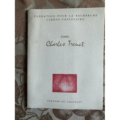 Fondation Pour La Recherche Cardio Vasculaire Soirée Charles Trenet