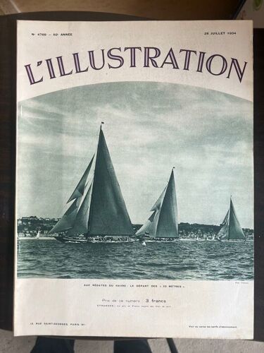 L'illustration Nº4769 / Juillet 1934