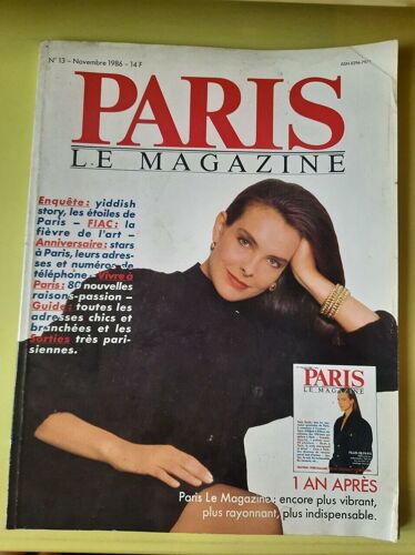 Paris Le Magazine Nº13 / Novembre 1986