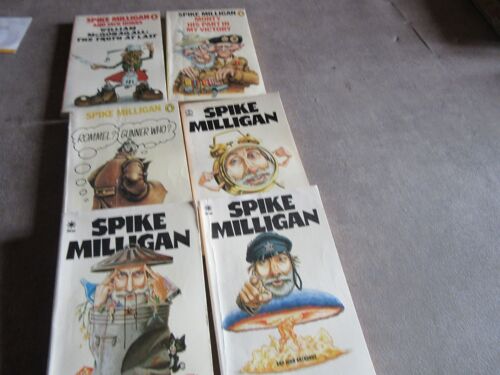 6 Vol Spike Milligan ( A Dustbin Of : Pommel Gunner Who :Gonagall Truth :Bedsitting Room Bedside Monti Part In Victory