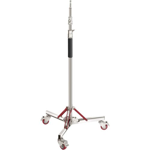Neewer Pro 100% Trépied en Acier Inoxydable avec Poulies, Usage Intensif Max. Hauteur de 305 cm Hauteur Pliée de 120 cm pour Réflecteur de Studio de Photographie, Monolight et Autres Équipements