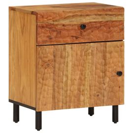 Vidaxl Table De Chevet 50x33x60 Cm Bois D'acacia Solide