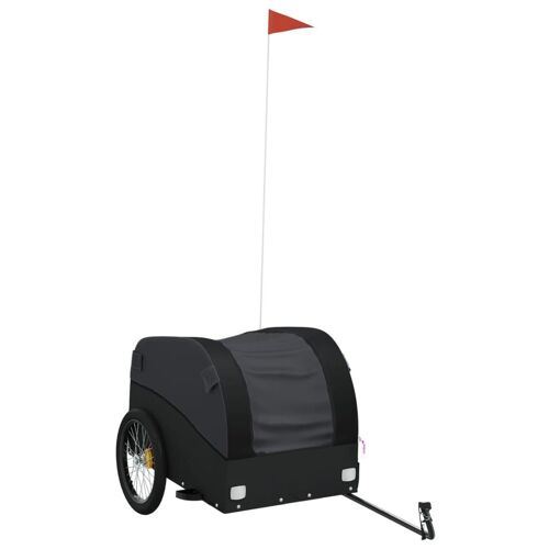 Remorque Pour Vélo Noir 45 Kg Fer
