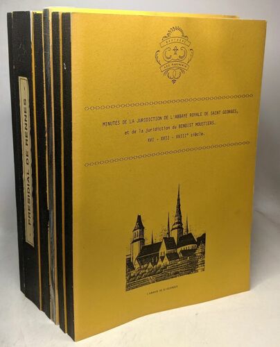7 Documents Des Archives De Bretagne (Voir Photographie0.) - Bretagne Association Parchemin / Archives De Présidial De Rennes - Minute De La Juridiction De L'abbaye Royale Saint Melaine