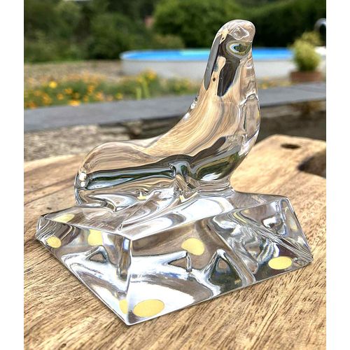 Presse Papier "Otarie" Cristal Baccarat