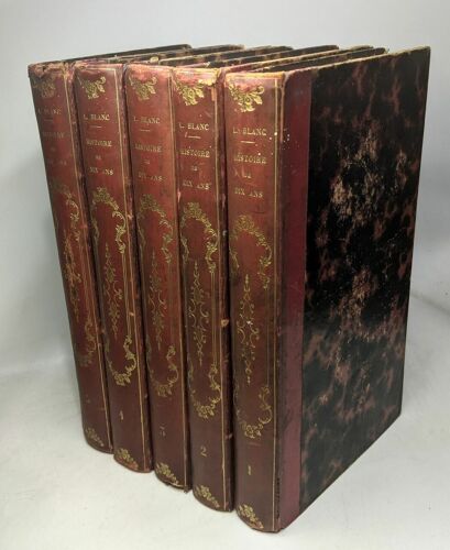 Histoire De Dix Ans 1830-1840 / 5 Tomes ( Complet ) - 4e Édition
