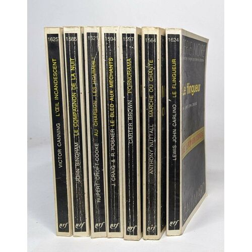 Lots De 7 Romans Issus De La Collection ""Série Noire"": Titres Voir Description Détaillée