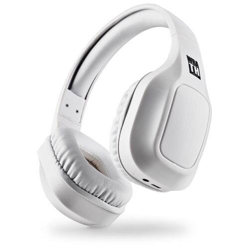 NGS Artica Wrath - Écouteurs avec micro - circum-aural - Bluetooth - sans fil, filaire - jack 3,5mm - blanc