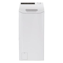 Machine à laver Candy ProWash 500 TCAS284TM4-S - WiFi - 41x60x86 cm (lxpxh) - chargement par le dessus - 46 litres - 8 kg - 1200 tours/min - blanc