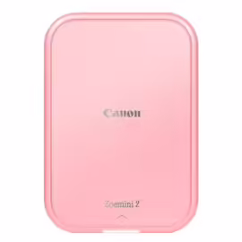 Canon Zoemini 2 - Imprimante - couleur - zinc - 50.8 x 76.2 mm - 313 x 500 ppp - jusqu'à 0.83 min/page (mono) / jusqu'à 0.83 min/page (couleur) - capacité : 10 feuilles - Bluetooth 5.0 - rose