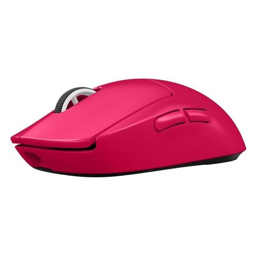 Logitech G PRO X SUPERLIGHT 2 - Souris - jeux - optique - 5 boutons - sans fil - 2.4 GHz - récepteur USB Logitech LIGHTSPEED - rose