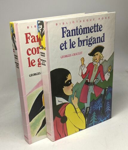 Fantômette Et Le Brigand + Fantômette Contre Le Géant - 2 Livres / Bibliothèque Rose