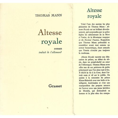 Altesse Royale Grasset