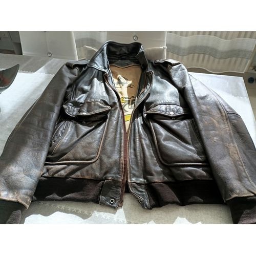 Blouson Cuir Aviateur Buxton