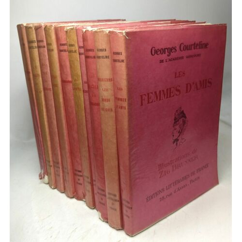 10 Livres: La Conversion D'alceste + Le Train De 8h47 + La Vie De Ménage + Un Client Sérieux + Bourbouroche + Les Linottes + Les Femmes D'amis + Les Gaietés De L'escadron + Messieurs Le Ronds De