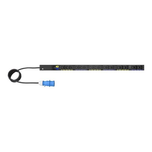 Eaton G4 - Unité de distribution secteur (rack-montable) - de base - 200 - 240 V - 7.4 kW - monophasé - entrée : IEC 60309 32A - connecteurs de sortie : 24 (12 x IEC 60320 C13, 12 x IEC 60320...