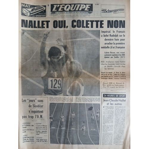 L'Equipe N°7875 Du 13/08/1971