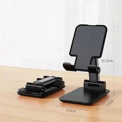 Support Pour Téléphone Portable,Support De Chevet Paresseux De Bureau,Support Télescopique Multifonction De Levage Pliable Black