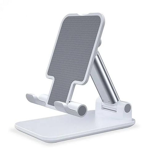 Support De Téléphone Portable De Bureau En Métal Pliable Pour Ipad Iphone 13 X Support De Smartphone Tablette Bureau Support De Téléphone Portable Support Portable.White.