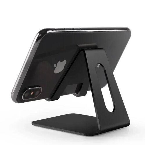 Support De Téléphone Portable De Bureau Support De Téléphone Portable En Métal Pour Iphone X Xs Max 8 7 6 12 Support De Téléphone Bureau Pour Samsung S20 Xiaomi Huawei Black