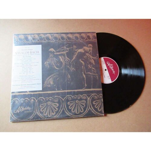 Antonio Vivaldi - Johann Sebastian Bach Deux Concertos Grossos De L'estro Armonico / Leur Transposition Pour Orgue - Andre Charlin Slc-24 Lp