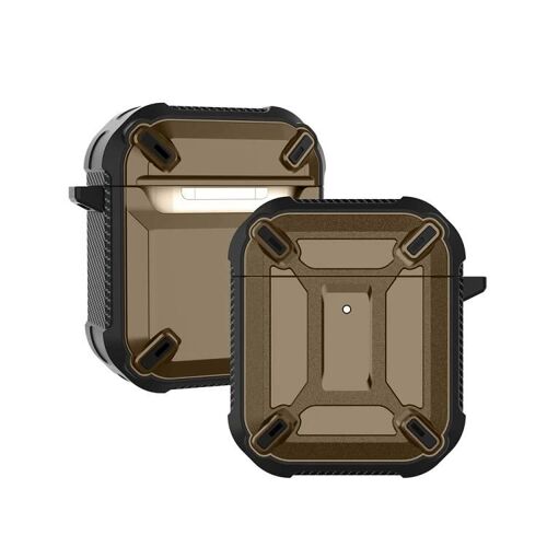 Étui pour écouteurs sans fil-Armure en silicone antichoc pour AirPods 1/2