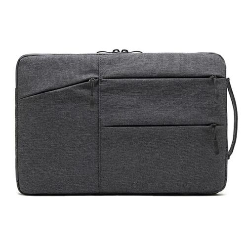 Zipper Type Polyester Business Laptop Liner Bag,Taille : 14 pouces 14 pouces Gris foncé