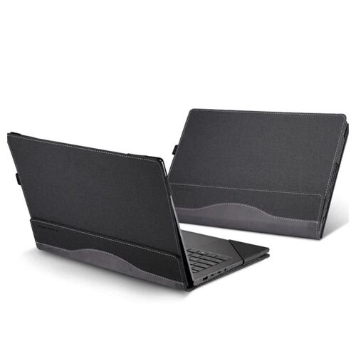 16 pouces en cuir portable anti-chute résistant à l'usure étui de protection pour Samsung Galaxy Book 4 Ultra Noir
