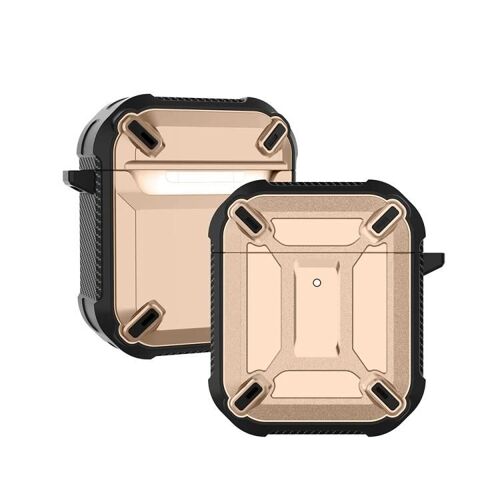 Étui pour écouteurs sans fil-Armure en silicone antichoc pour AirPods 1/2