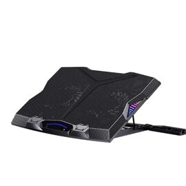 Benks SR08 Ordinateur portable Refroidissement Ventilateur Pad Ordinateur de bureau Ordinateur portable Support avec lumière LED