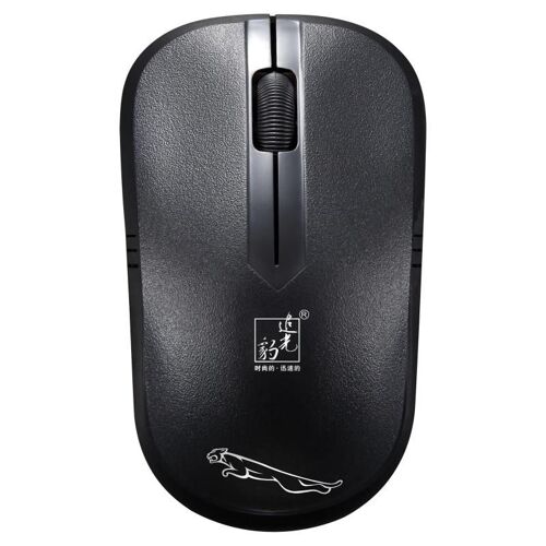 Souris optique sans fil-2,4 GHz,1600 DPI,clic silencieux,portée de 30 m,noir