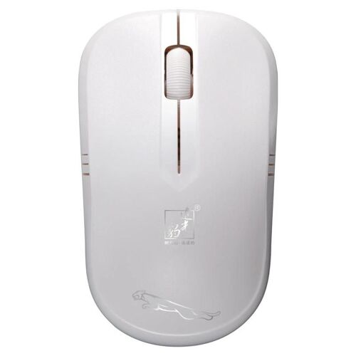Souris optique sans fil-2,4 GHz,1600 DPI,clic silencieux,portée de 30 m,blanc