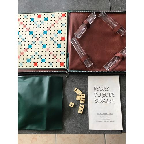 Scrabble De Luxe De Voyage - Fabriqué En Angleterre
