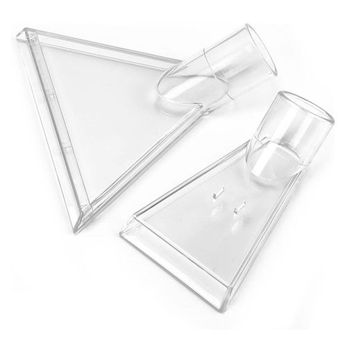 Buse Aspirateur Eau 2PCS Embout Shampouineuse Suceur Eau Poussière Universel Transparent Pivotante Brosse à Tête Accessoire