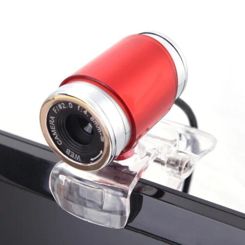 Webcam HD 480P 30fps avec microphone 10m-HXSJ,1.4m Rouge Rouge