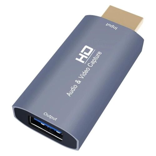 Carte de capture vidéo USB-Adaptateur HDMI mâle vers USB femelle-