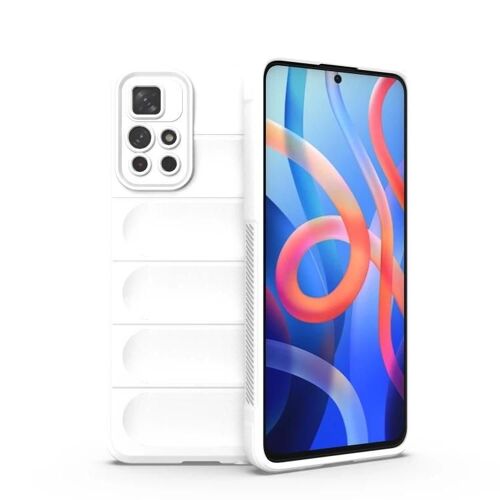 Coque Xiaomi Redmi Note 11 5g-Magic Shield Tpu + Flanelle,Blanc