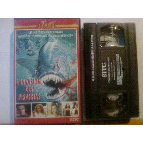 Cassette Vidéo Vhs - L'Invasion Des Piranhas - Lee Majors