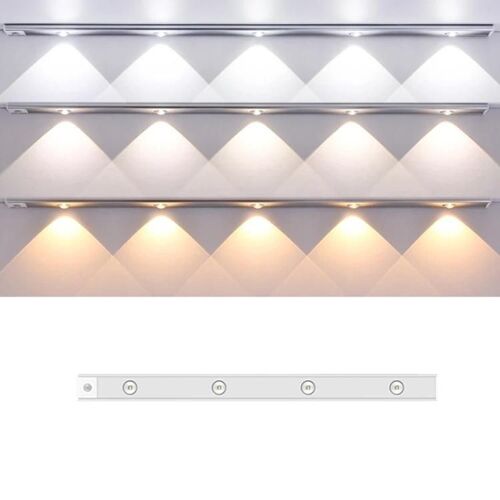 Barre lumineuse LED ultra-fine avec capteur de corps humain-60cm,